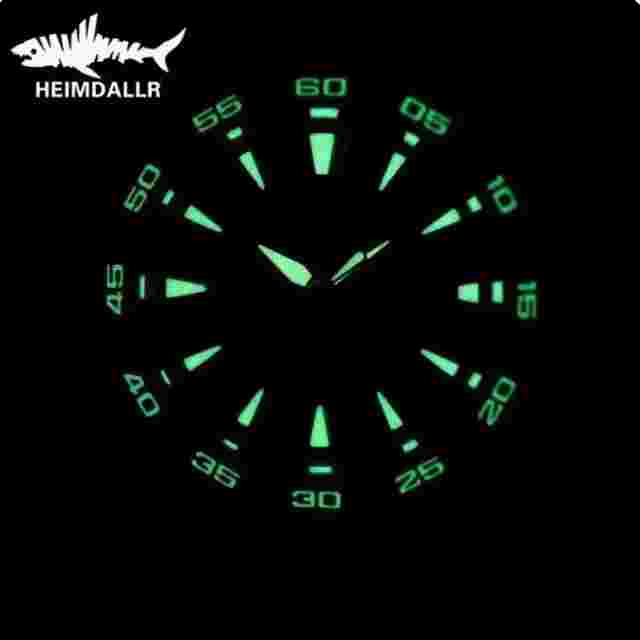 Heimdallr Luxury Automatic Watch For Men 200M Waterproof Mechanical Watches Men