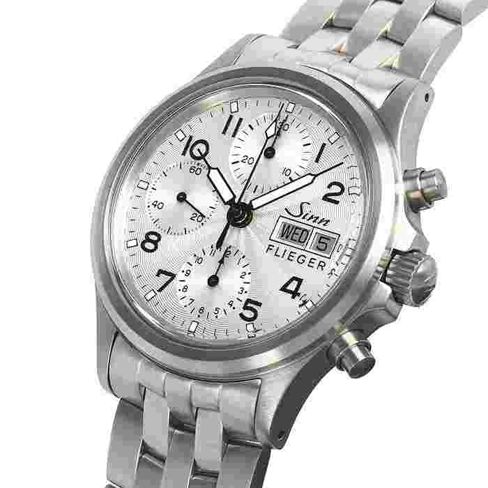 Sinn 356 SA Flieger III Automatic Silver Dial Date Stainless Steel Bracelet