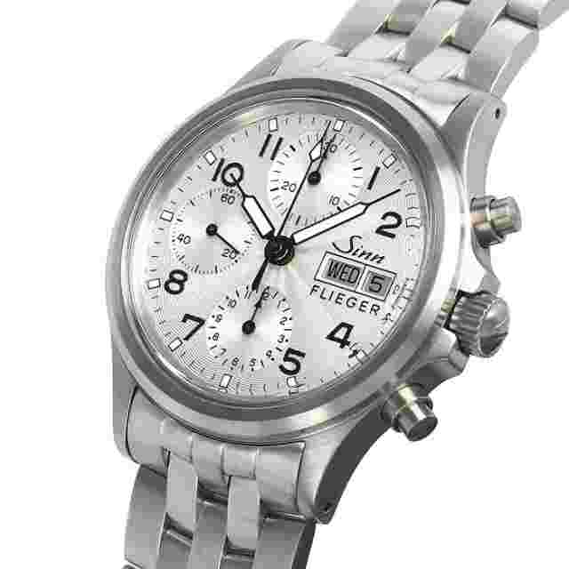Sinn 356 SA Flieger III Automatic Silver Dial Date Stainless Steel Bracelet