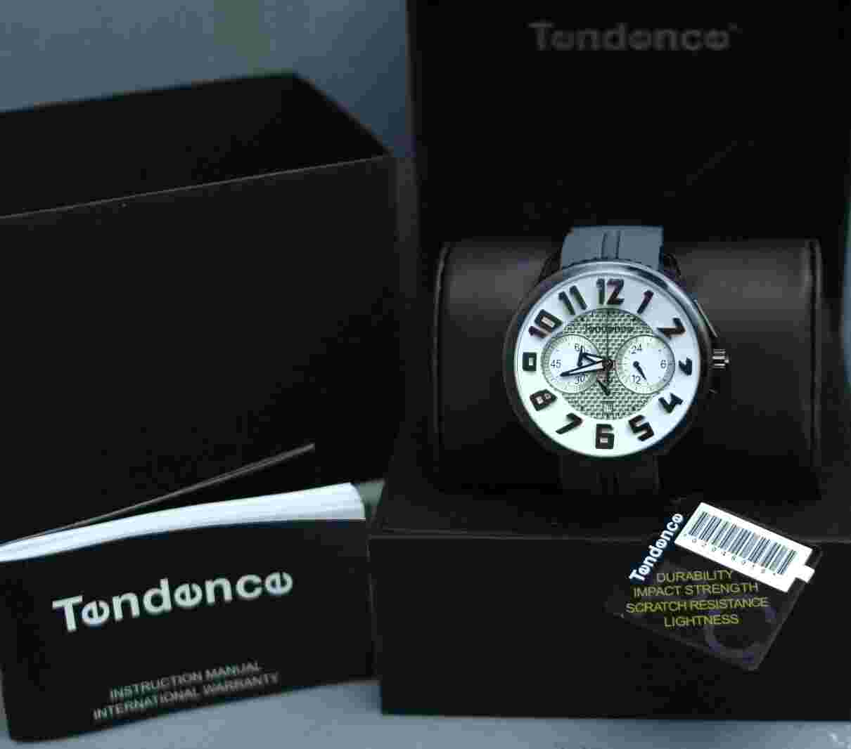 Tendence Gulliver Round - Fiber Watch with White Dial Analogue Display 2046016