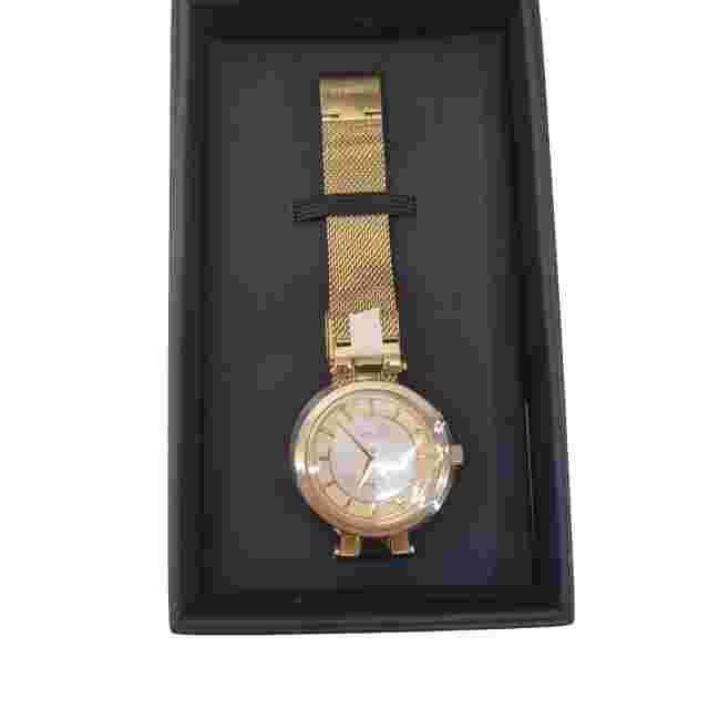 KYBOE! Lago Gold Diamante Studded LED Watch Gold Strap Gift Boxed - New