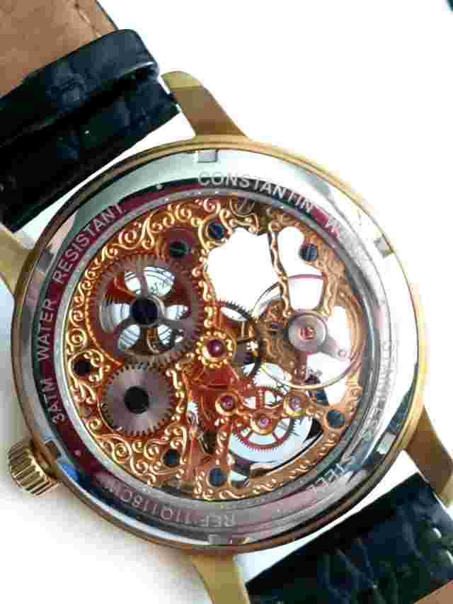 Constantin Weisz mechanical skeleton wrist watch