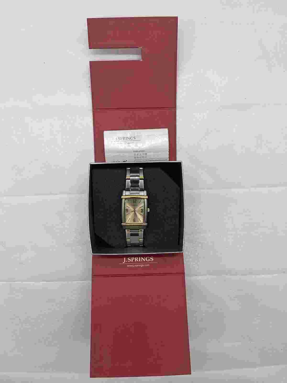 J. Springs Woman’s Watch BBD115 New with Box