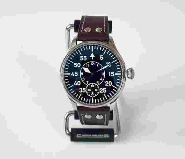 WW2 Flieger Type B Dial Black Swiss ETA Unitas 6498 Homage Mens Watch Serviced