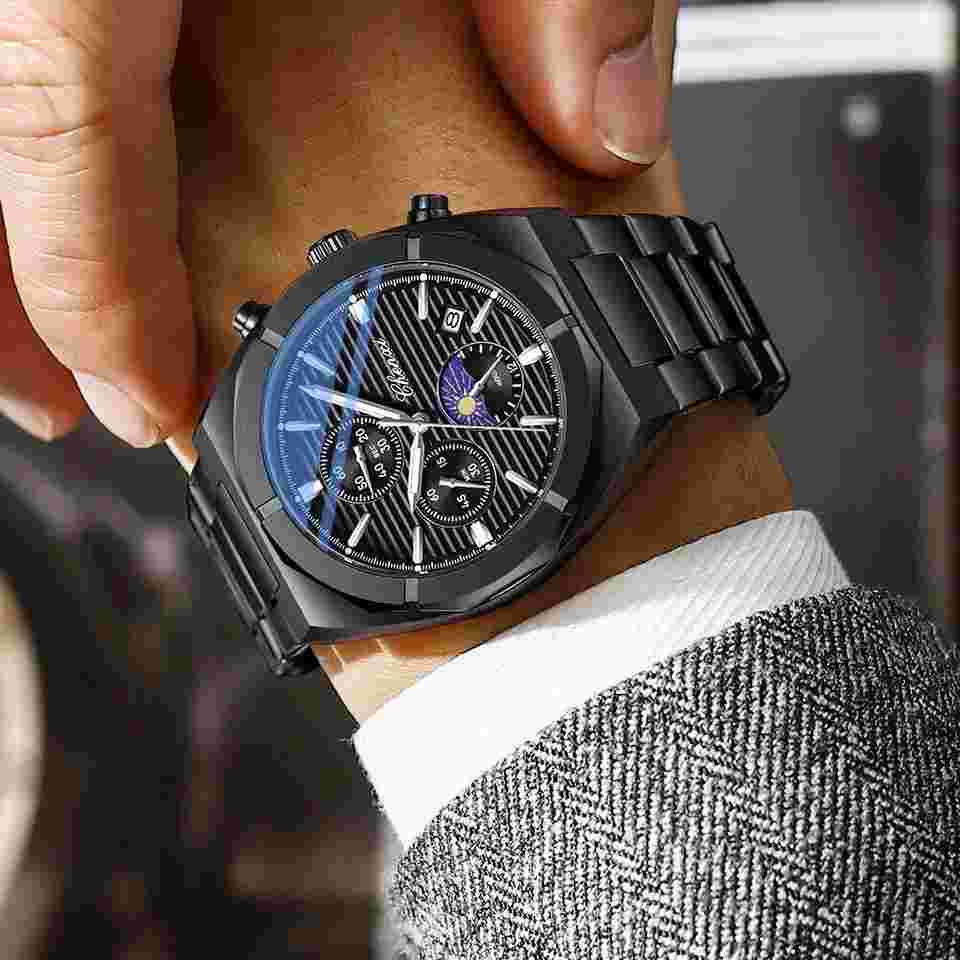 CHENXI Men Watch Luxury Golden Watches Luminous Pointer Male Quartz Wristwatch