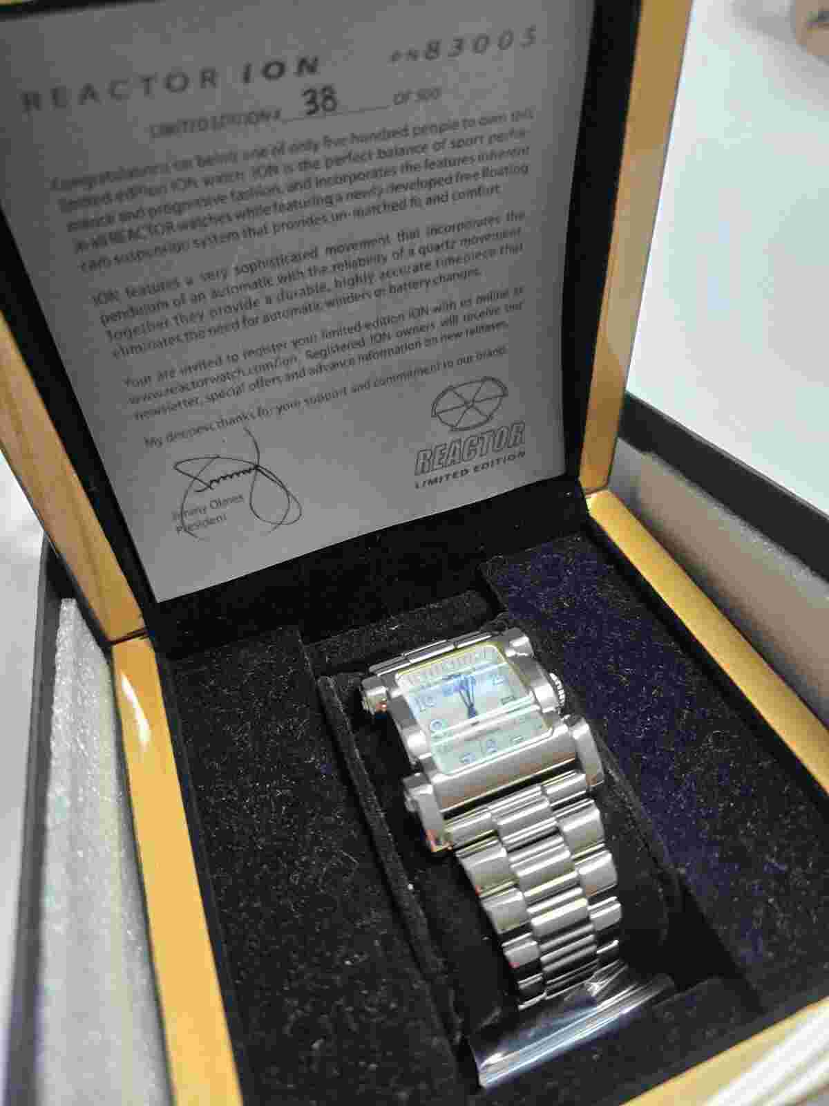 Reactor ION 83005 Womens Watch - Limited Edition Mother of Pearl #38 / 500