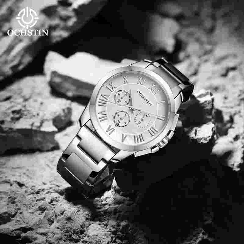 Men's Quartz Watch - Waterproof Chronograph Wristwatch LK734502295336