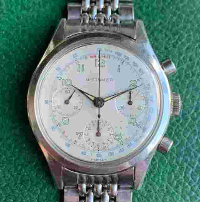 Vintage Wittnauer Ref. 6002/5 Chronograph - Stainless Steel - Valjoux 72 Watch