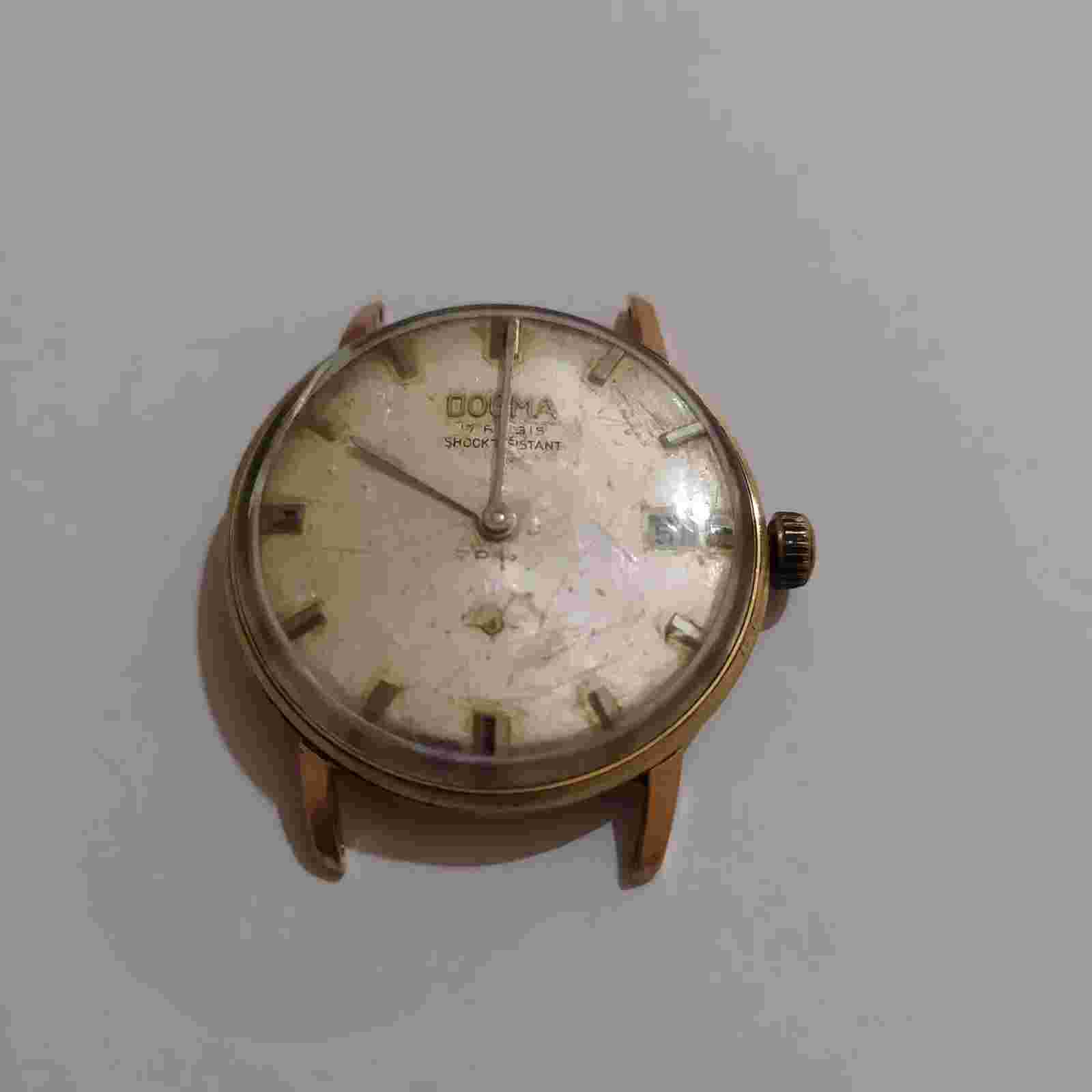 Vintage, Antique Watch DOGMA PRIMA 17 RUBIS, Mechanical and Working.