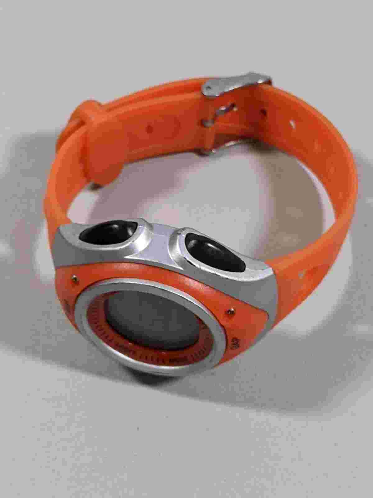 Gap Digital Day Date Chrono Alarm Orange Band Light Up Watch