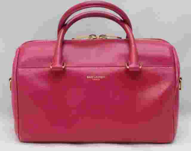 Saint Laurent Paris Pink Calfskin Leather Shoulder Bag for Women