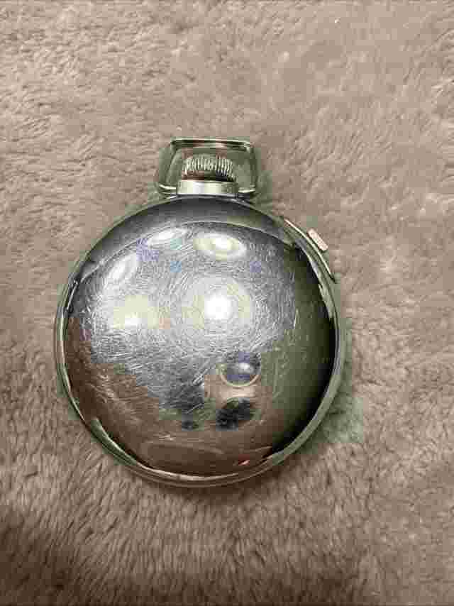 Vintage Ingraham Analog Stopwatch, Pocket Timing, Track, Racing Works