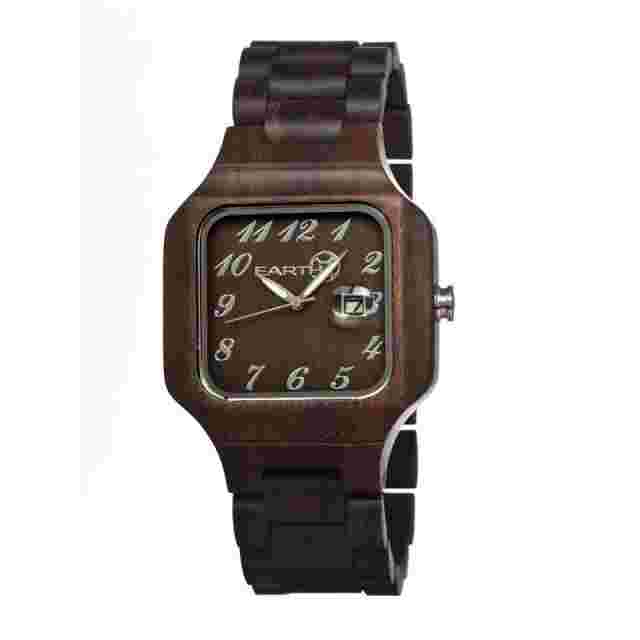 Earth SESO02 Unisex Watches Testa Series Dark Brown Wood Eco Friendly Watch $199