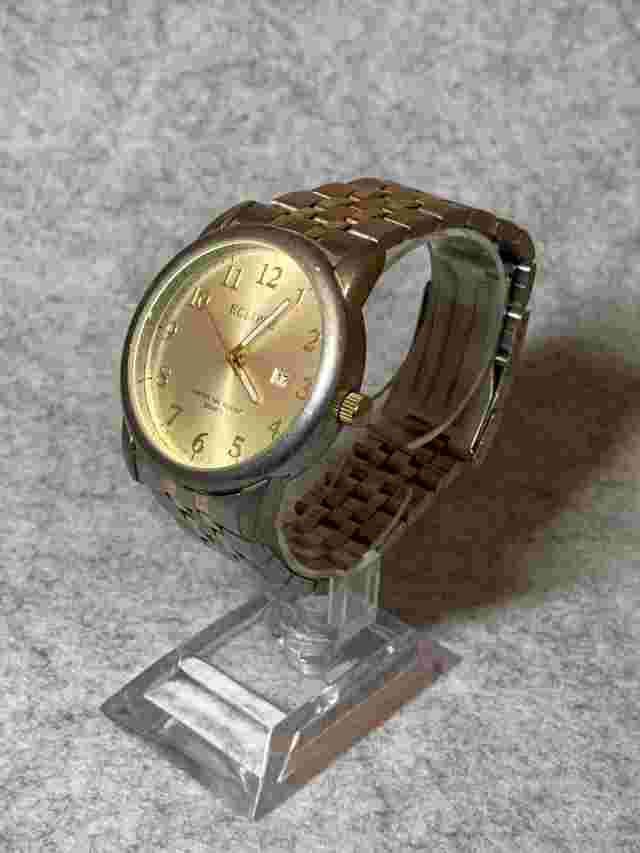 Eclipse Quartz Date Men’s Watch Stainless Steel Untested