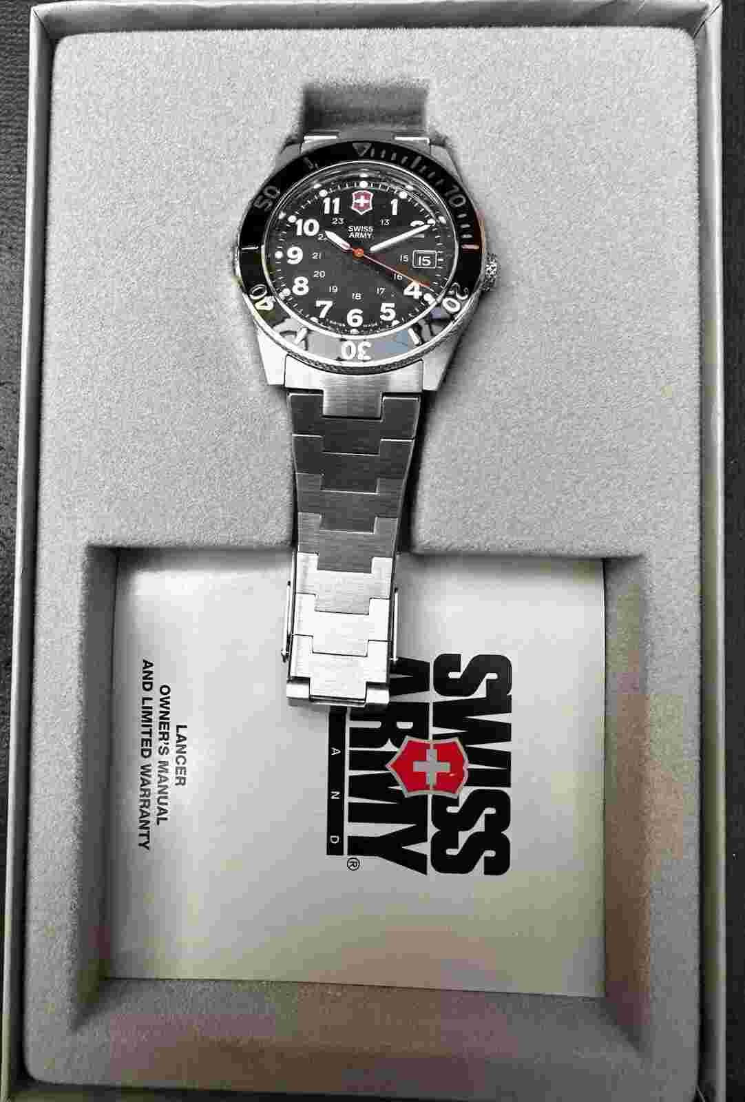 Swiss Army Lancer 100 Marlboro  Men's Watch NEW OLD STOCK WOW!