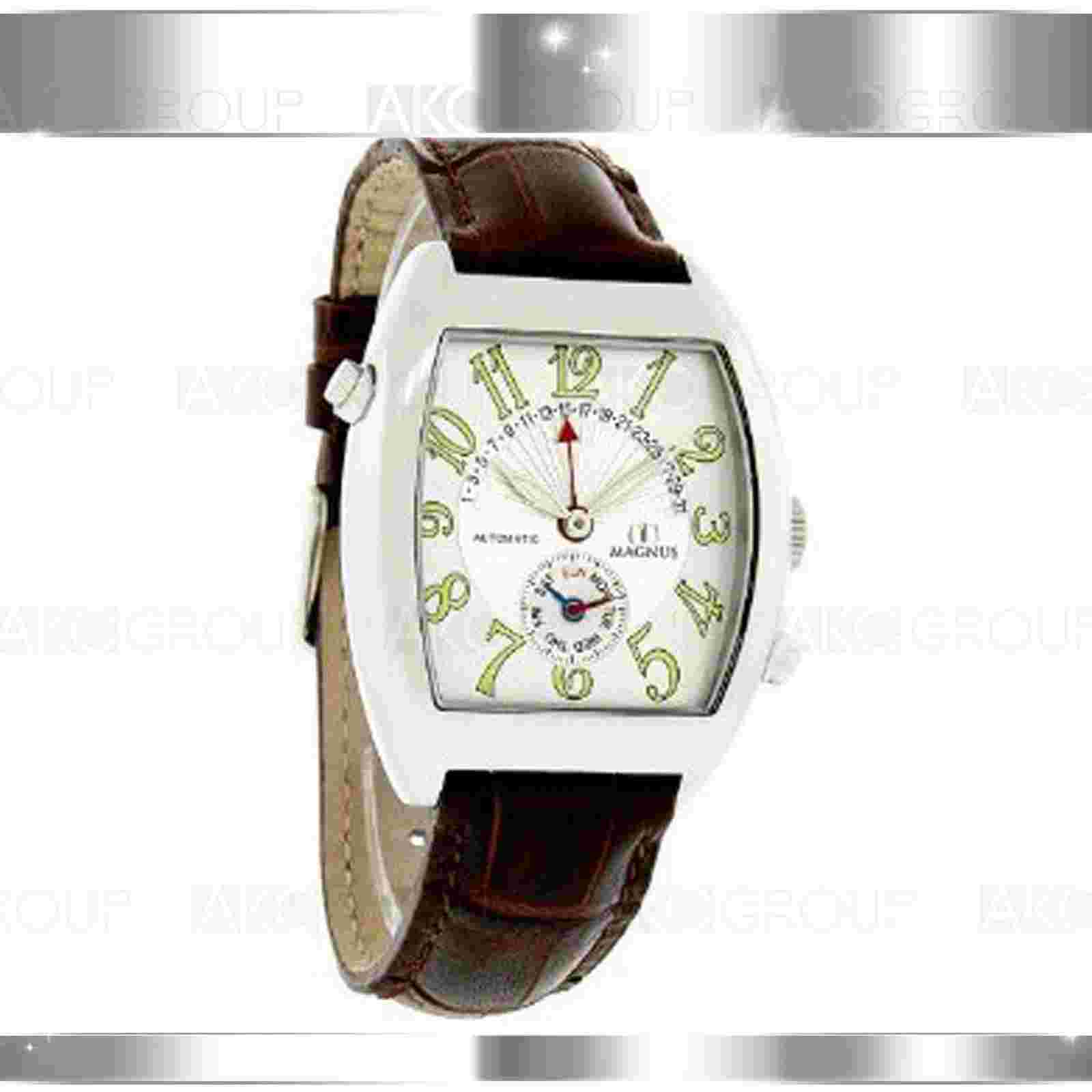 Magnus Monterrey M110MSR45 Automatic 3atm Water Resist Stainless Steel Men Watch