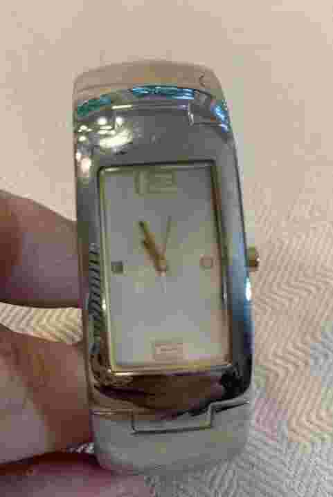 Esprit Quartz Wrist Watch Bracelet Stainless Steel Analog Vintage *needs battery