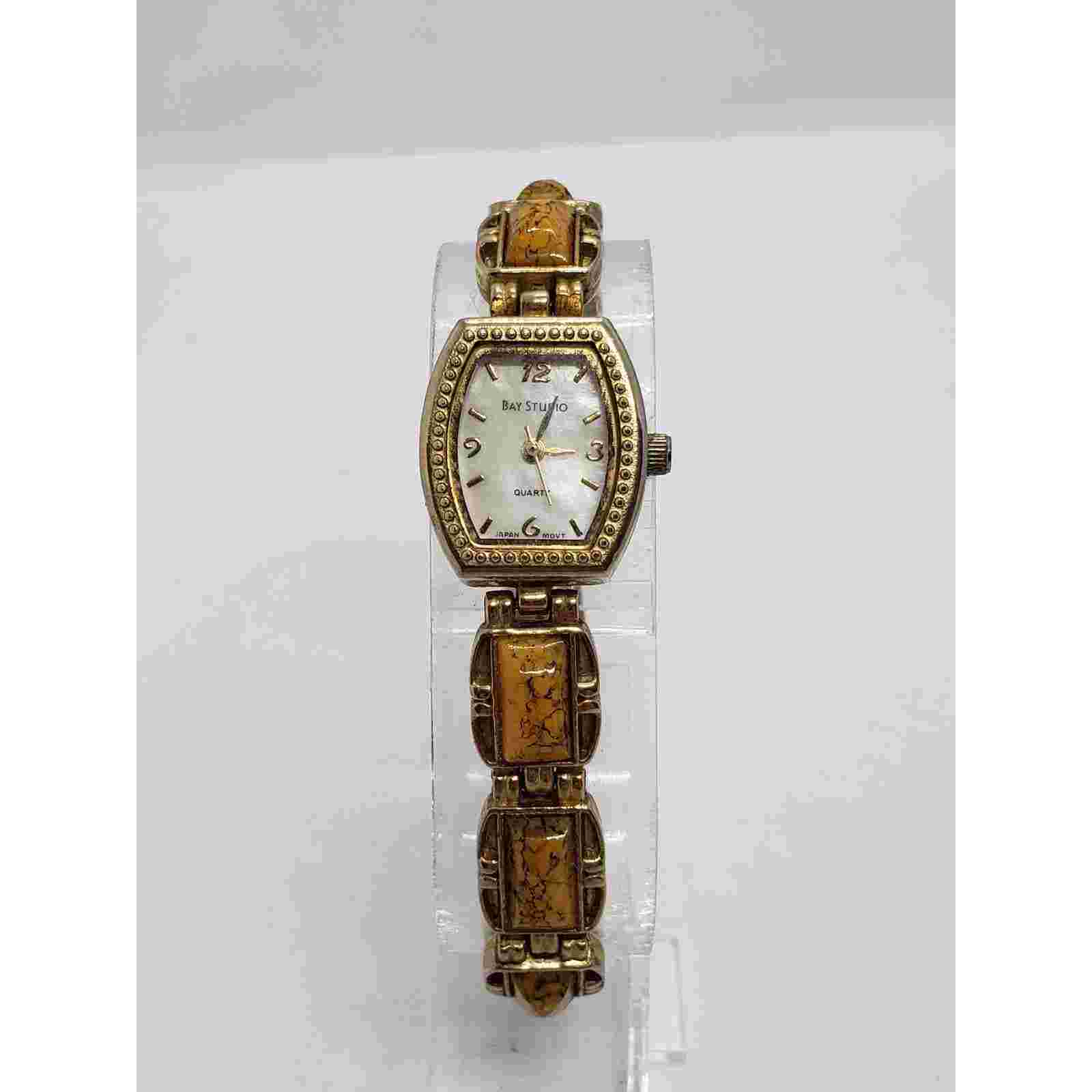 Bay Studio women's watch. White opalescent face. BSTL2903 Working watch