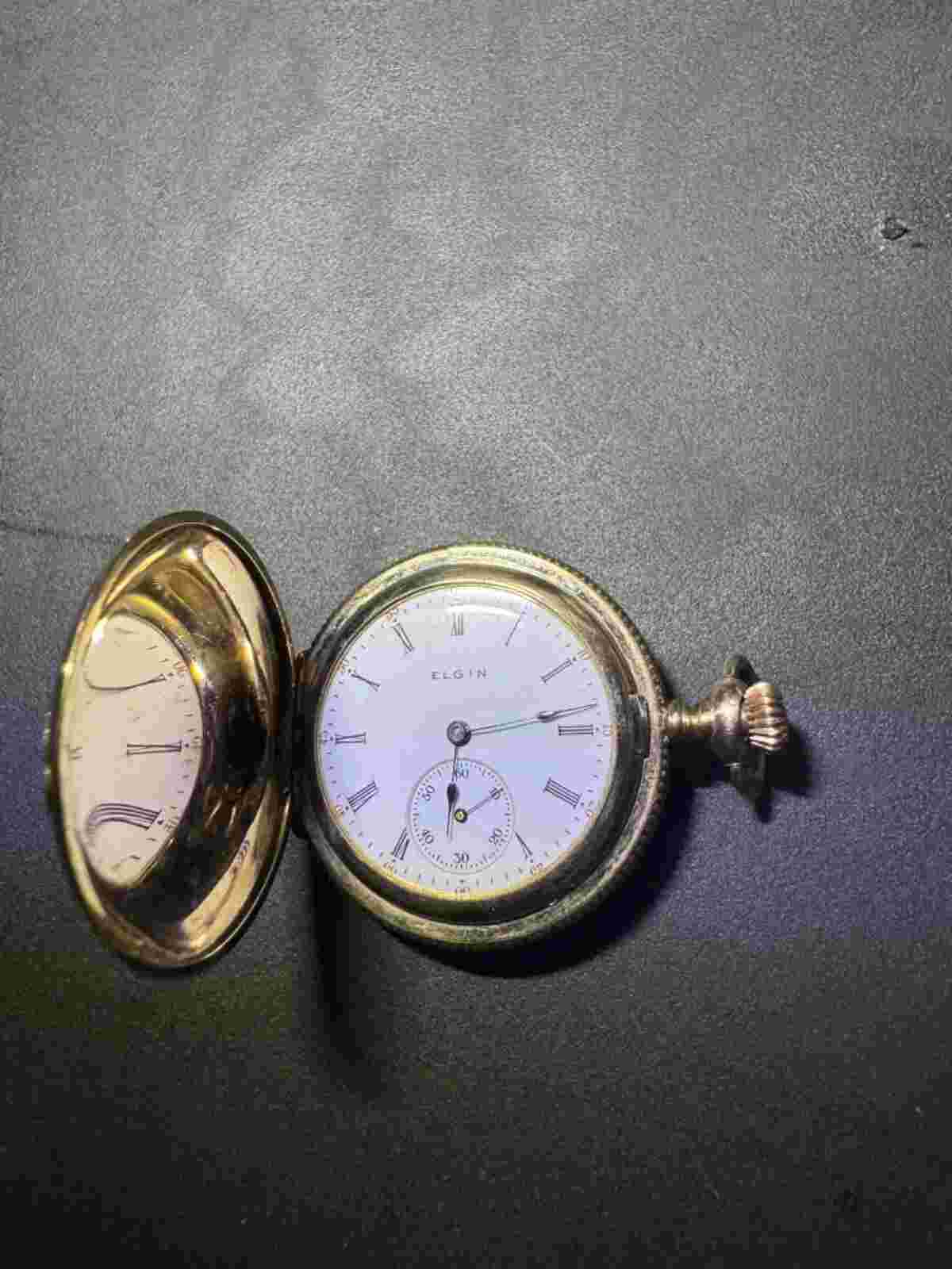 vintage North Star, rose gold, Elgin pocket watch, diamond embezzlement!