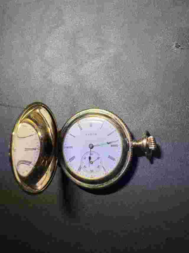 vintage North Star, rose gold, Elgin pocket watch, diamond embezzlement!