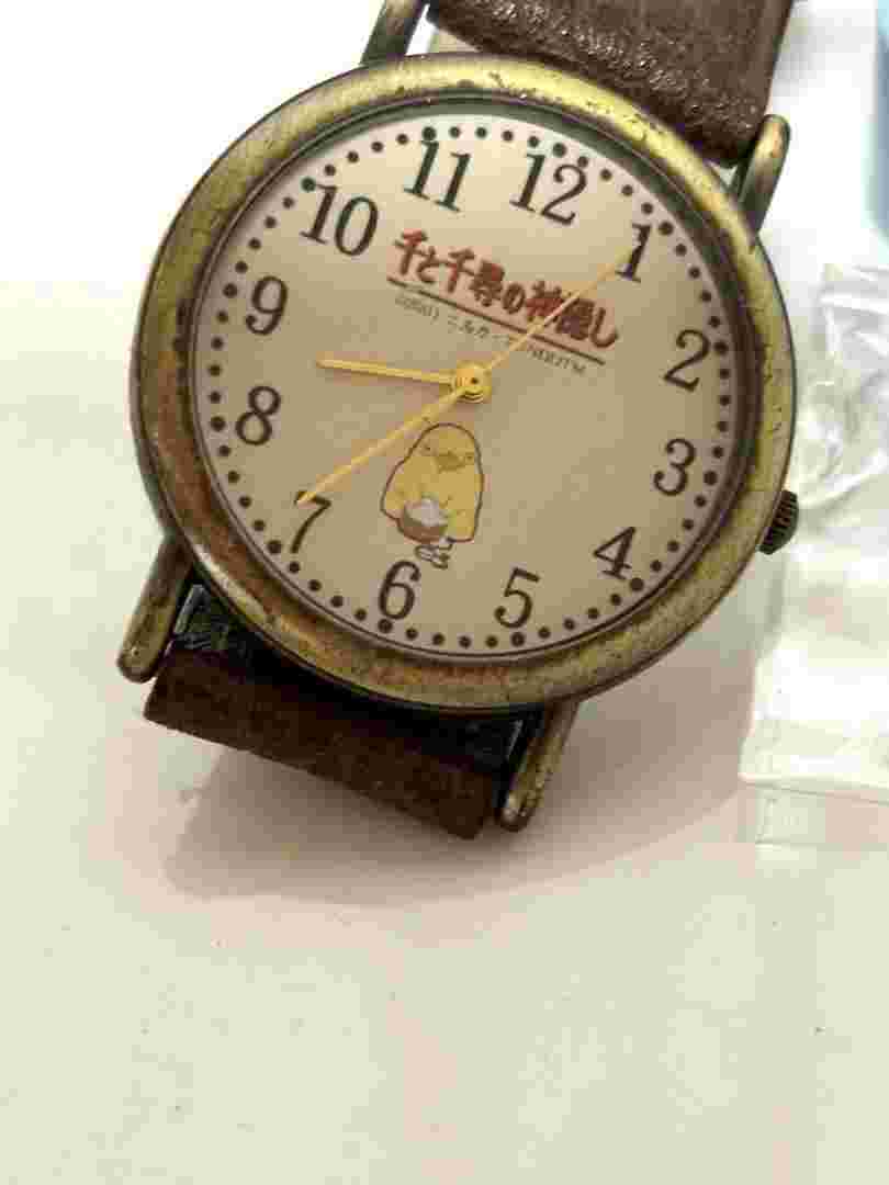 "JUNK Spirited Away Otori-Sama Watch & Marnie Pin Set 2001 Nestle Limited" WM12