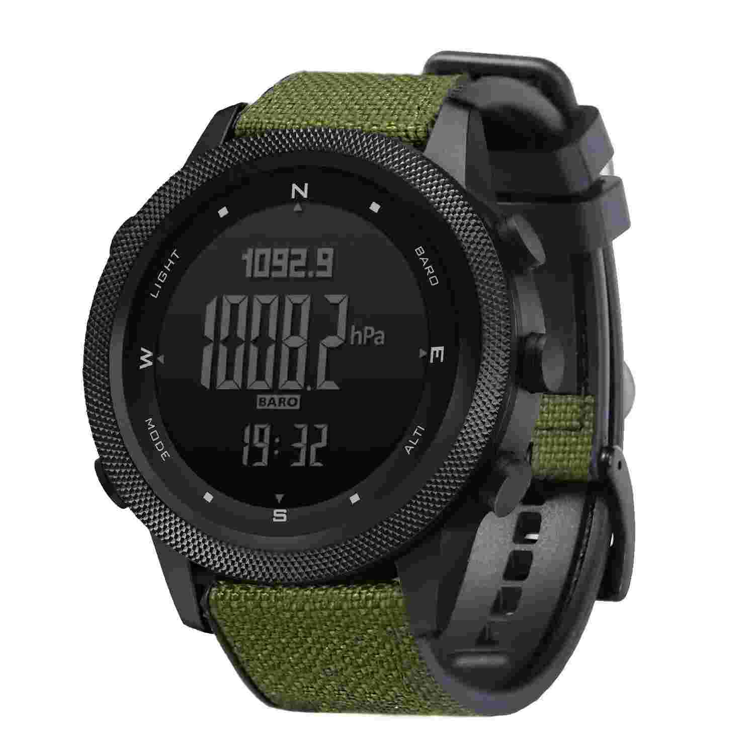 Tactical Watch for Men Military Watches with Compass Outdoor Sports Watches f...