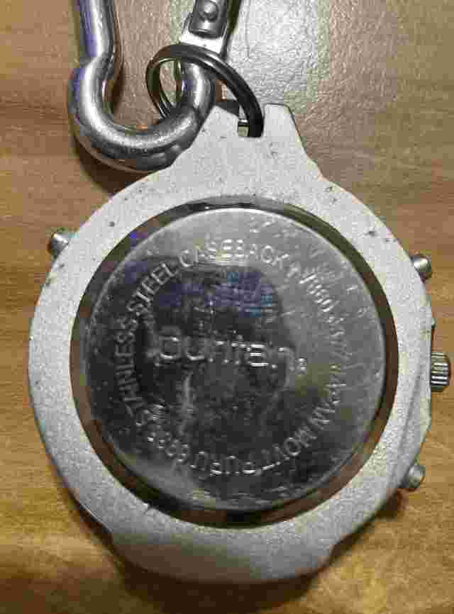 Vintage Puritan Watch Carabiner Dual Time Chronograph Calendar Alarm