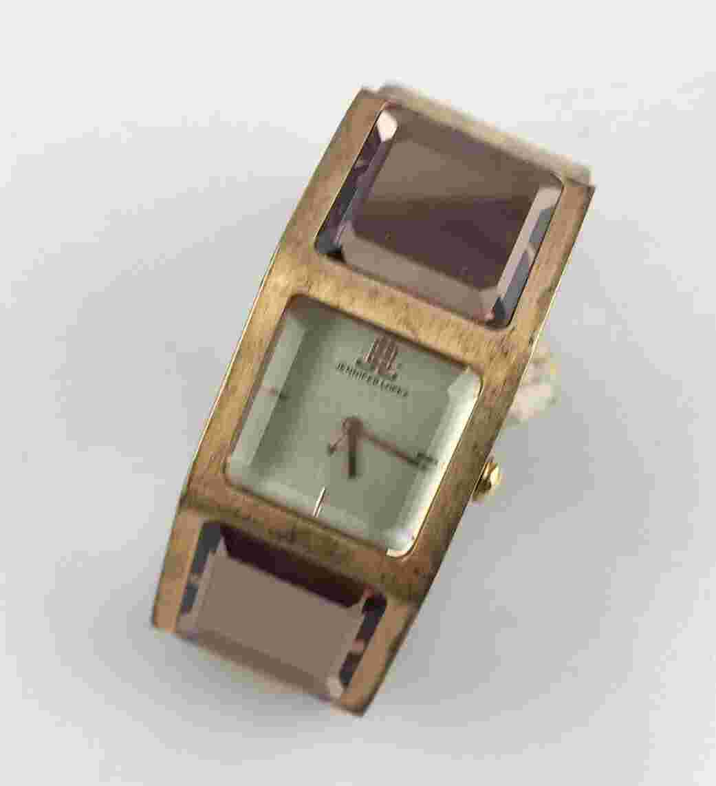 JLO Watch By Jennifer Lopez Quartz Women's Japan Movement Bracelet Stones 26Mm