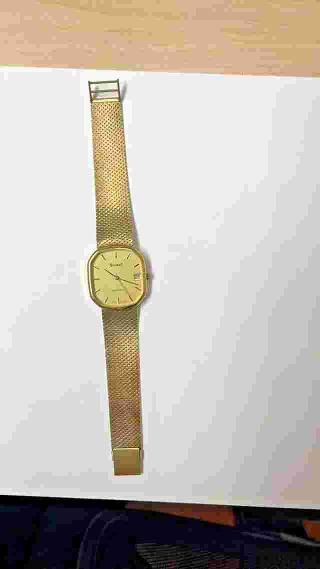 14k Solid Gold Nicolet Watch For  Men and women