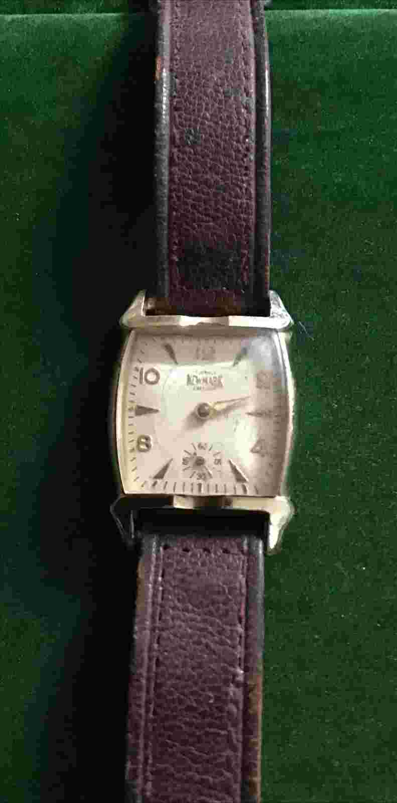 Old Vintage Men’s Watch Newmark Crescent 5 Jewels Nice Shape Spares Or Repair