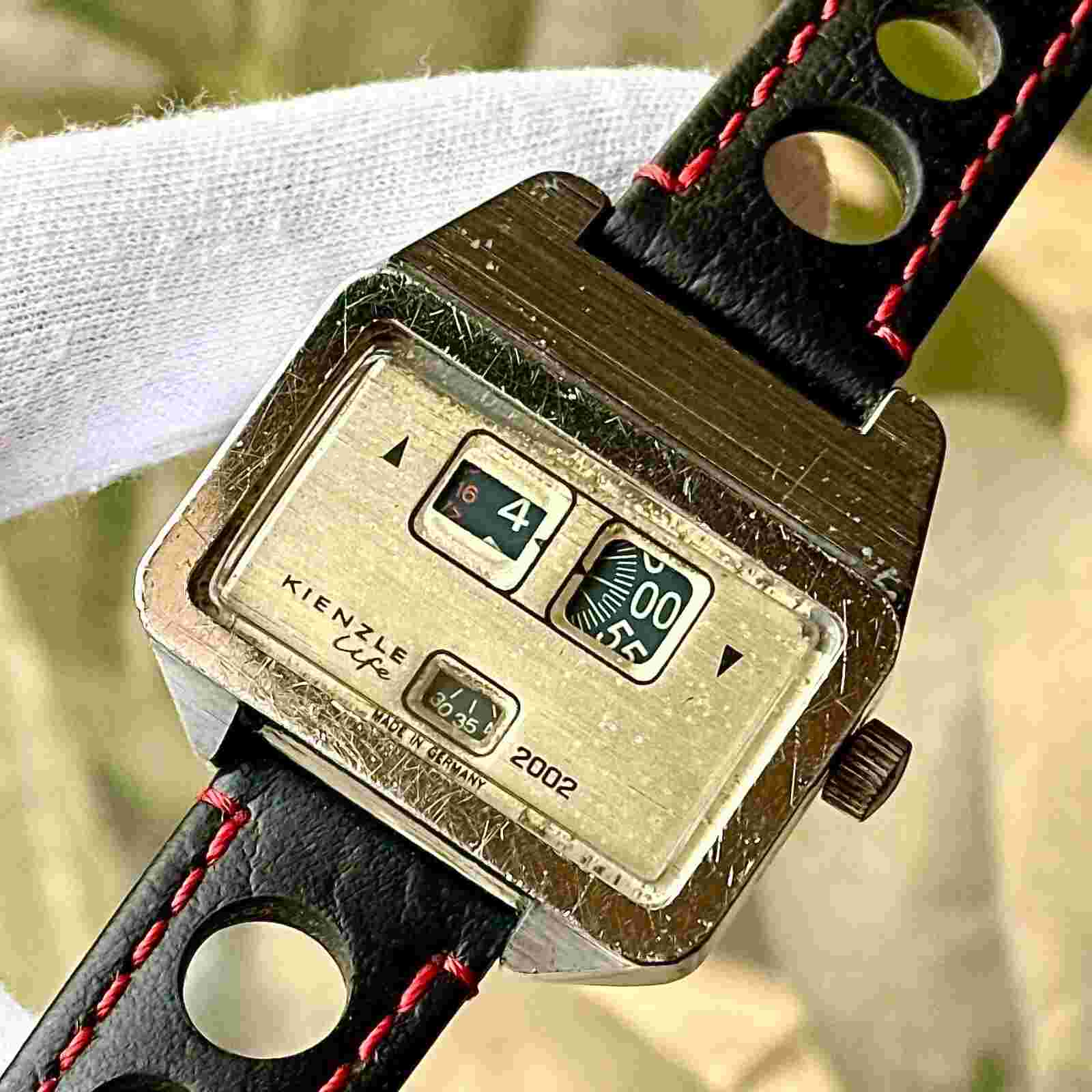 Vintage Kienzle Life 2002 Jump Hour Manual Winding Men's Watch