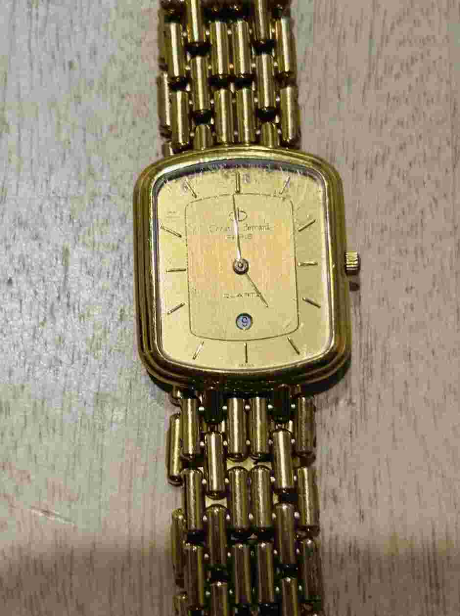 Vintage Christian Bernard Quartz Gold Plated Men’s Watch