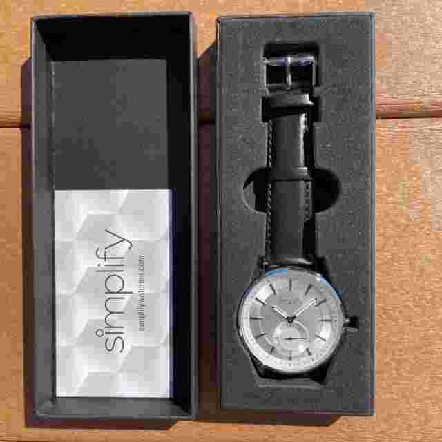 Simplify The 6600 Quartz Silver Dial Unisex Watch Sim6601