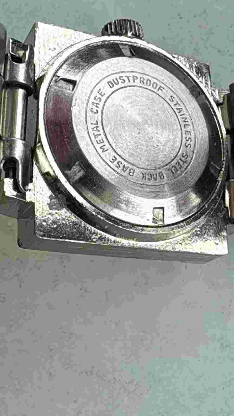 Ladies SS vintage 1970's Chalet Mechanical watch NR for PARTS