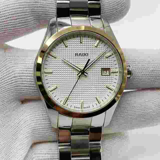 Rado Hyperchrome 40mm Steel Ceramic Black Dial Quartz Mens Watch R32297163