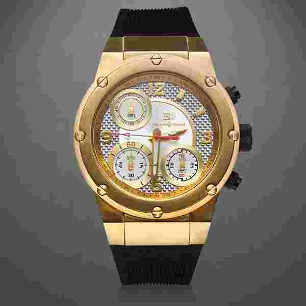 Buech & Boilat Swiss Chronograph Bastone Mens Watch / MSRP $1,285.00