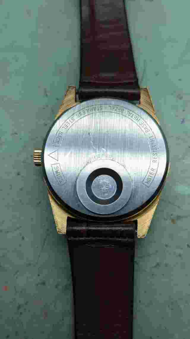 1970s Stellaris 7j Mens Electronic Transistorized Wristwatch Date Runs