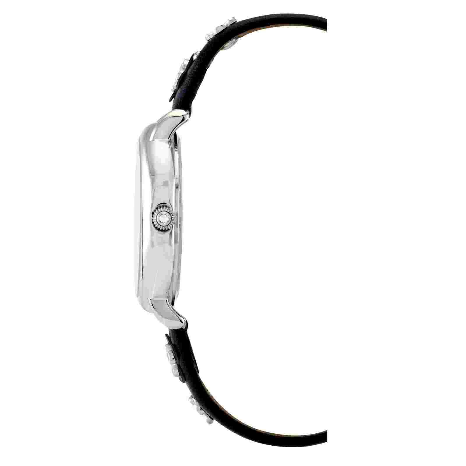 Women's BCBGeneration Silver Tone W Silver Crystallized Dial BCBG Watch