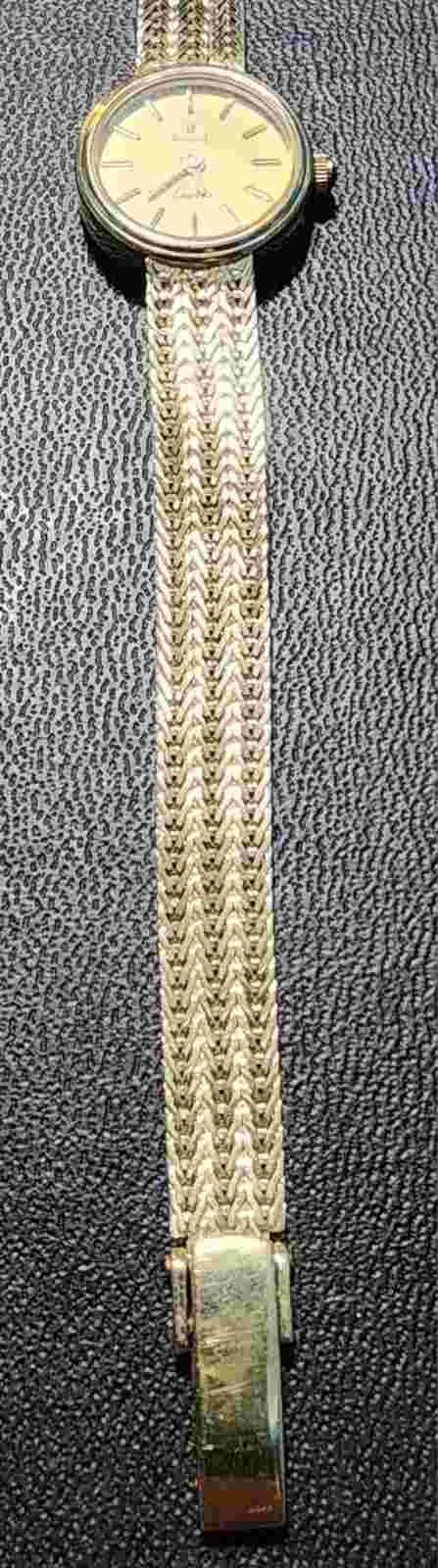 Vicence Italy 14k Gold Quartz Watch 18g
