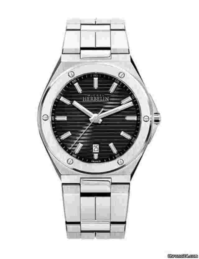 Michel Herbelin Cap Camarat Watch Stainless Steel Rare Design Used Excellent