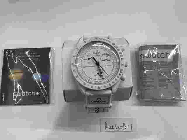 Swatch Moonswatch Mission To The Moonphase - Full Moon (White)