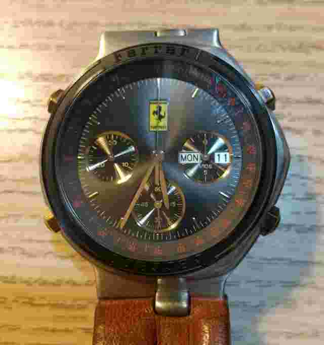 Ferrari Analog Quartz Men [Limited Time Discount] [Super Rare And In Great Condi