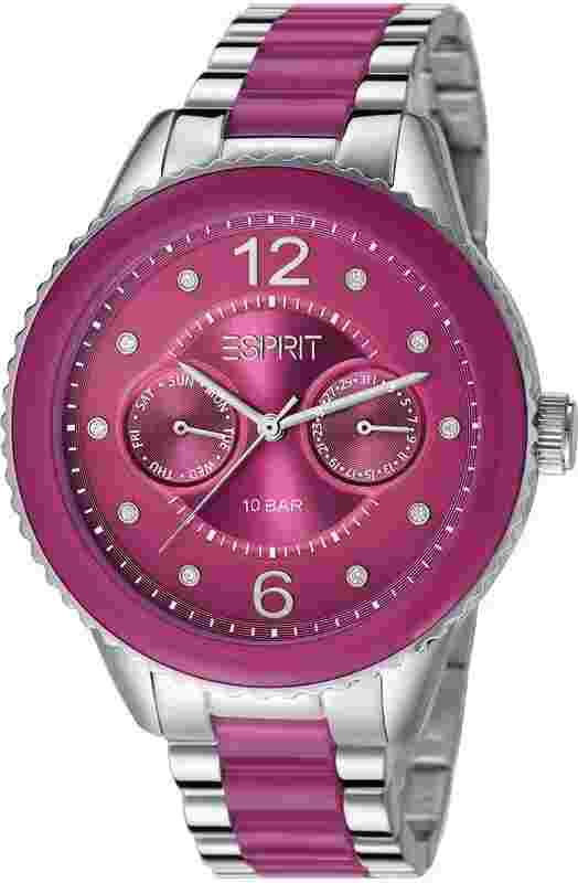 Esprit Ladies Marin Lucent Speed Pink watch Brand NEW Boxed Original ES106202007