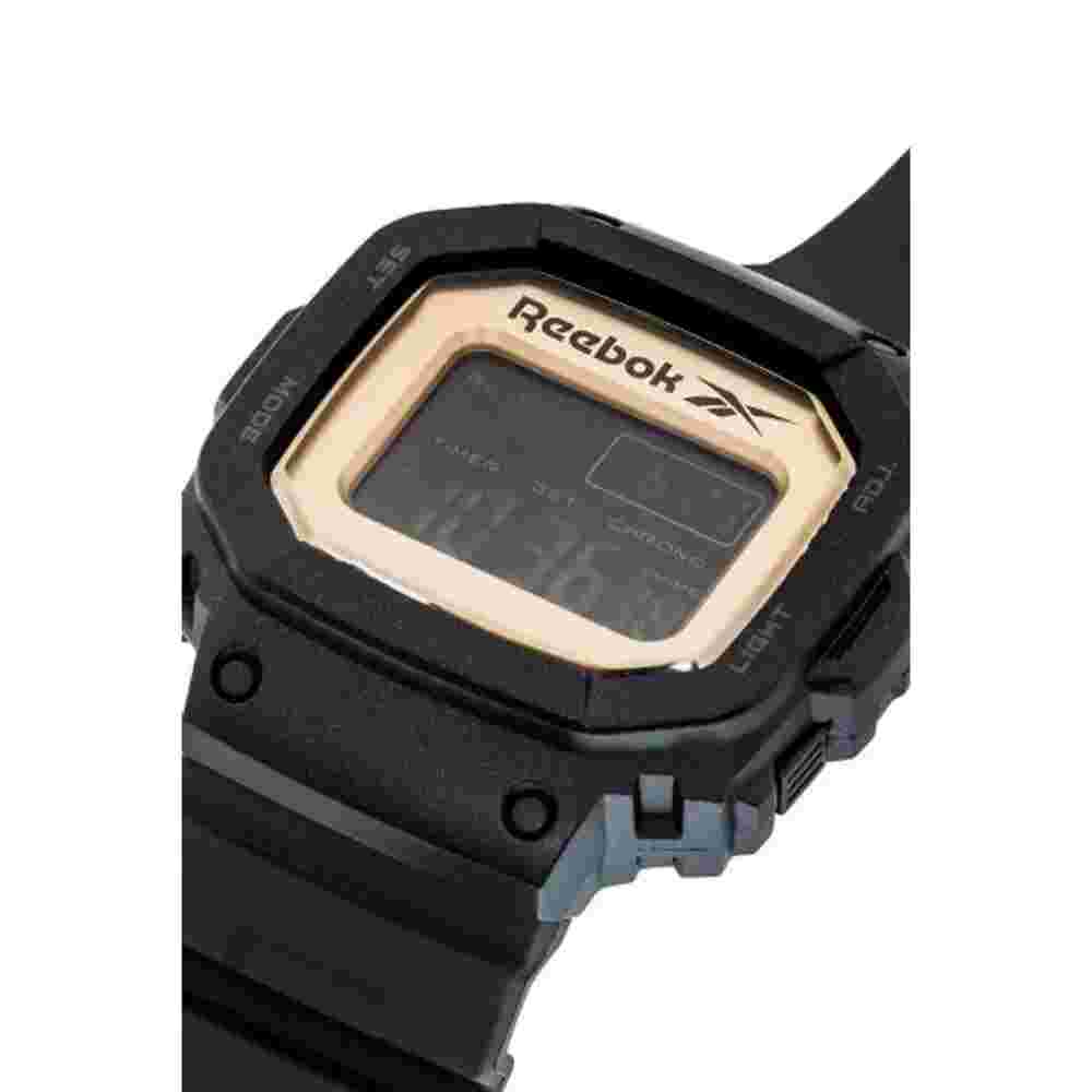 Reebok Proud Digital Watch Black/gold Men Watch RV-POD-G9-PBPB-B2
