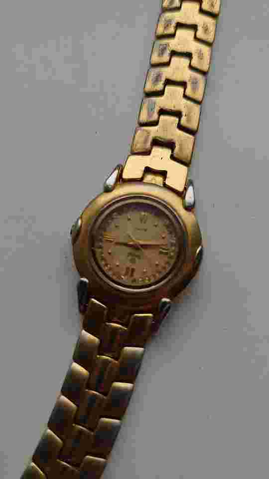 Swistar Quartz Gold Plated 18k Ladies Watch ref.1919-21