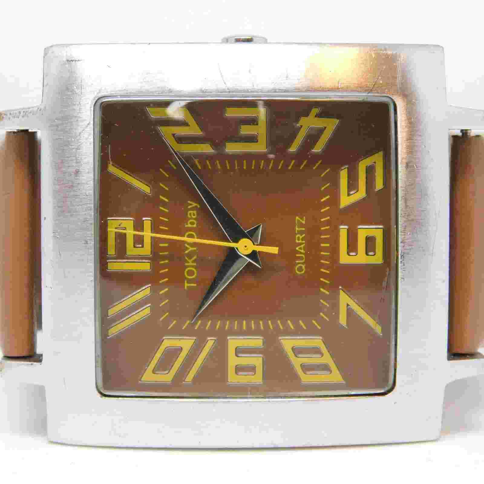 TOKYObay Genuine Leather Quartz Analog Men's Watch New Battery