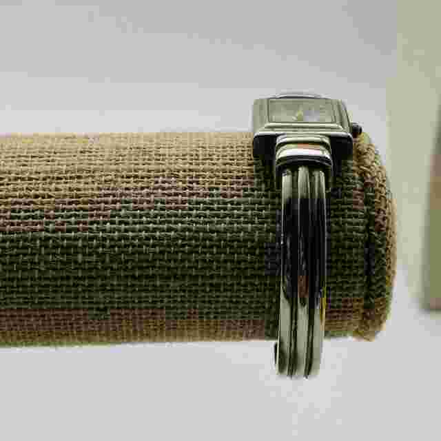 WILLOW BAY Cuff Watch Silver Tone Quartz Classic Career Workwear READ