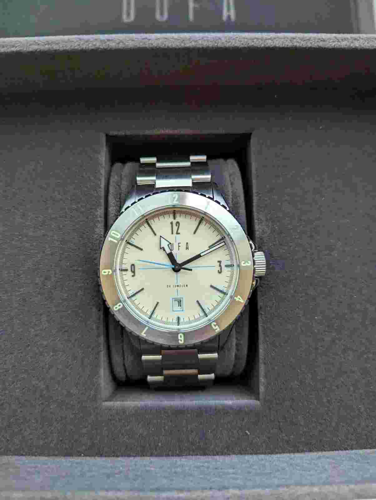 DUFA Flugbahn Automatic Ice White DF-9036-22 Movement Miyota 9015