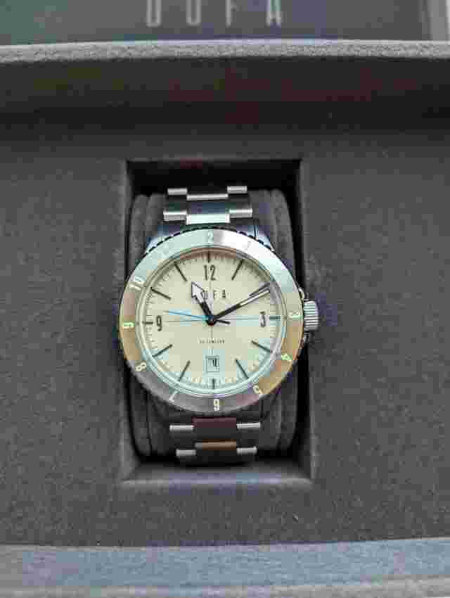 DUFA Flugbahn Automatic Ice White DF-9036-22 Movement Miyota 9015