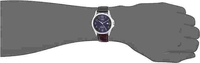 CITIZEN Q&Q Watch Analog "Long Time Function" Waterproof Date Men's Brown *